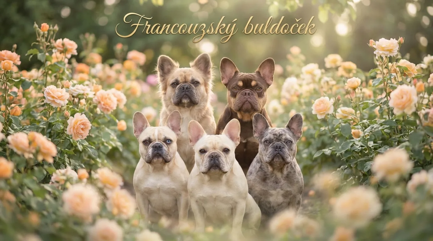 Skupinová prezentace psů.